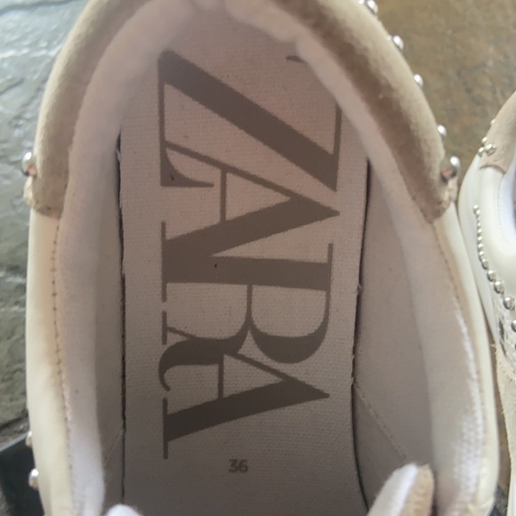 ZARA studded animal print sneaker - Picture 5 of 7